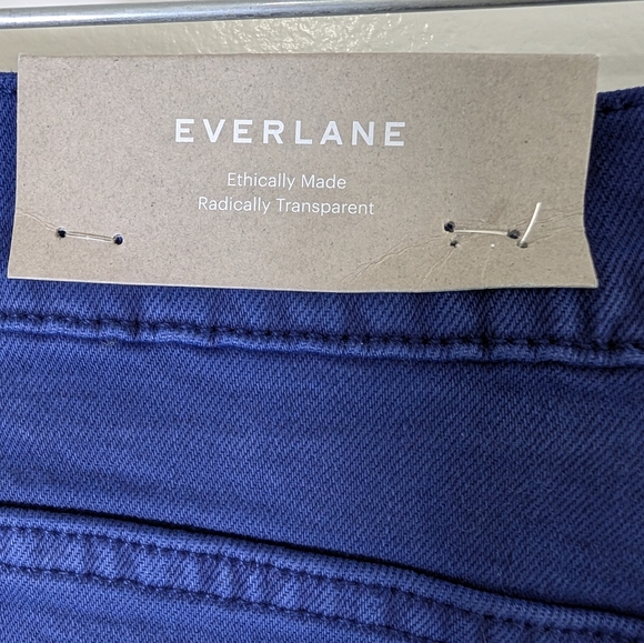 NWT Everlane Way-High Straight Jean 27T Lapis Blue Tall High Rise Clean Girl - Picture 6 of 8